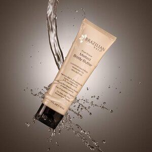 Brazilian Bare Post Shave Melted Body Butter Moisturizer, 4 Tubes